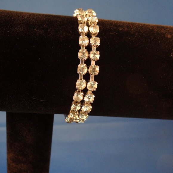 Source Unknown Jewelry - Vintage Rhinestone Bracelet